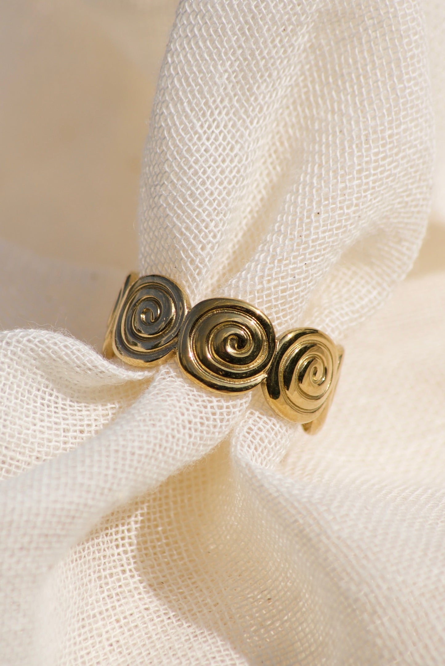 Golden Spiral Ring