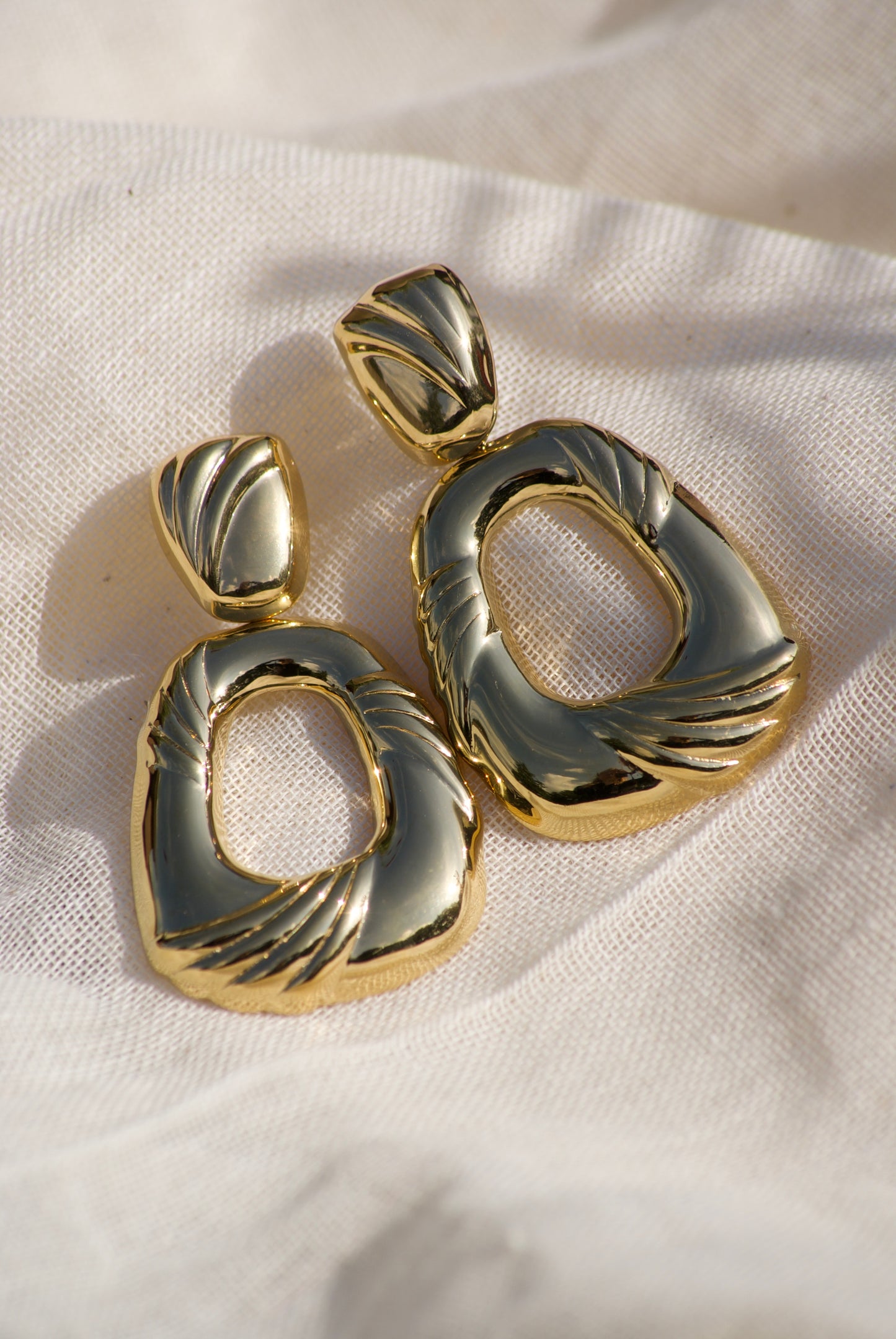 Golden Wave Earrings