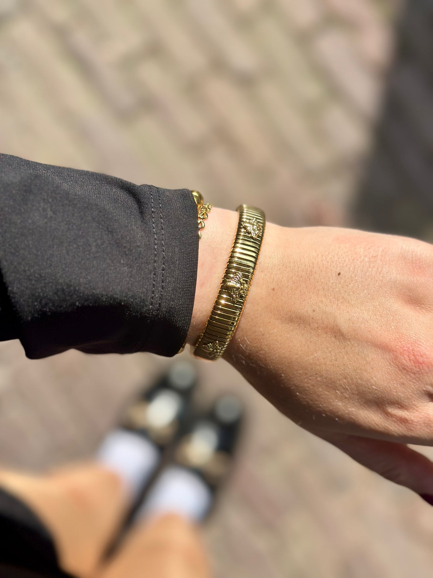Golden Bee Bangle