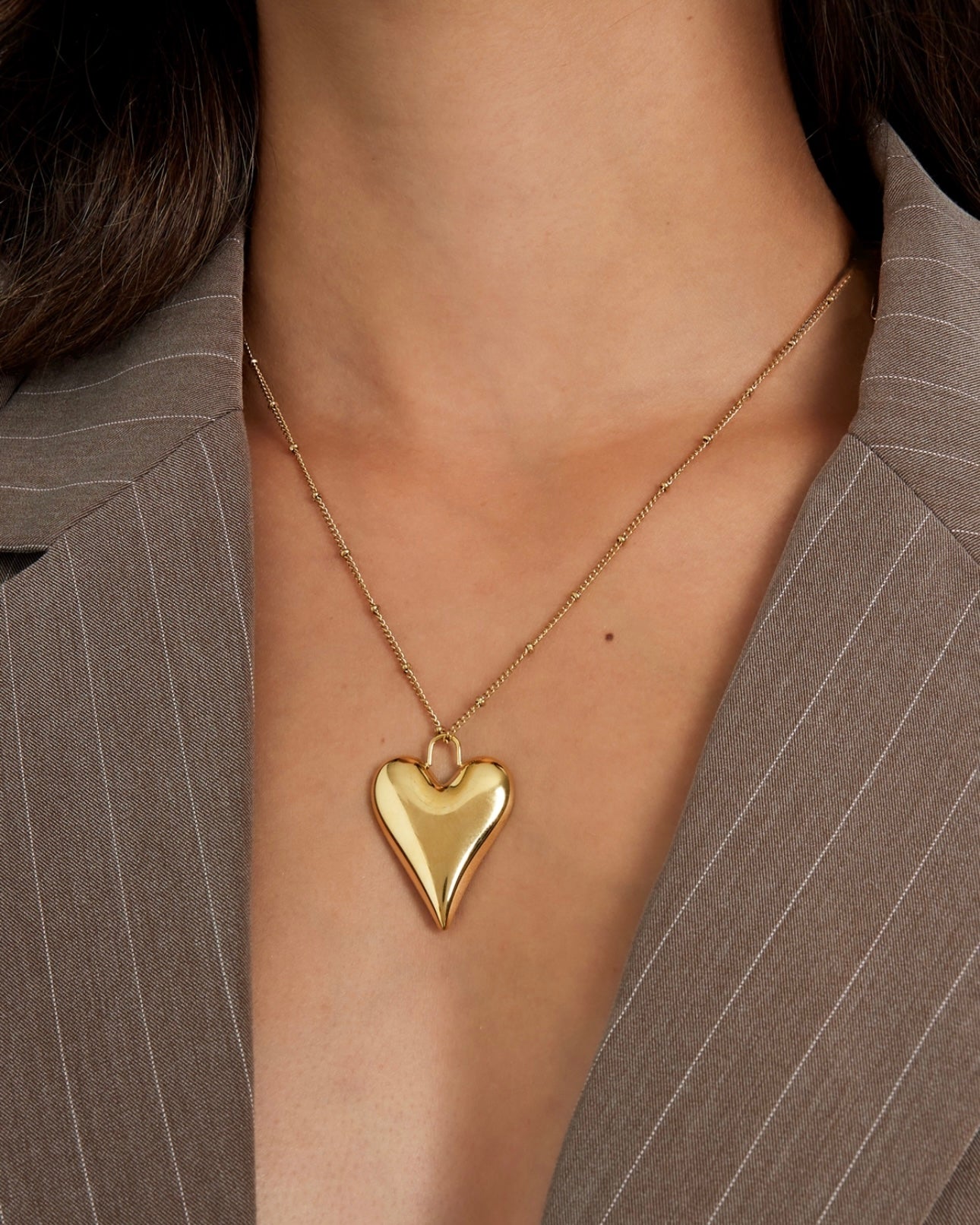 Groot hart ketting