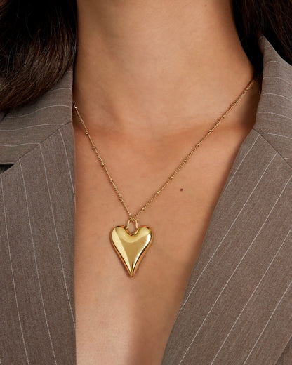 Groot hart ketting