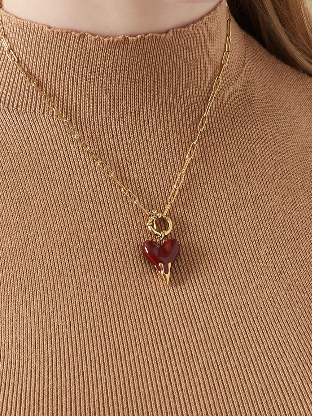 Hartjes drip ketting