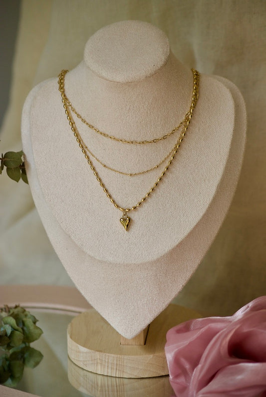 Hartjes drie in een ketting