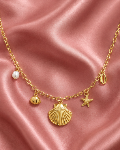 Schelpen bedelketting