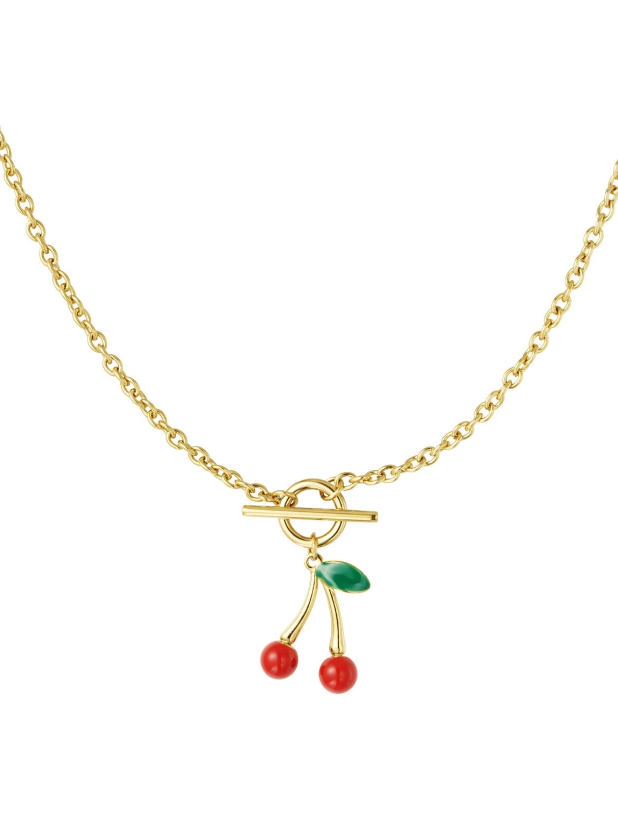 Kersenbedel ketting