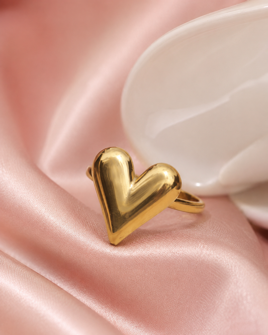 Puffy Hart Ring