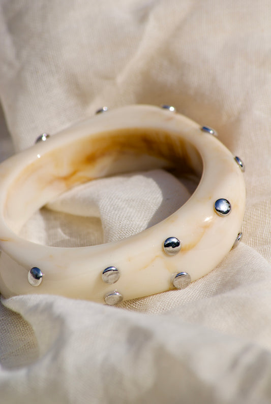 Ivory Stud Bangle