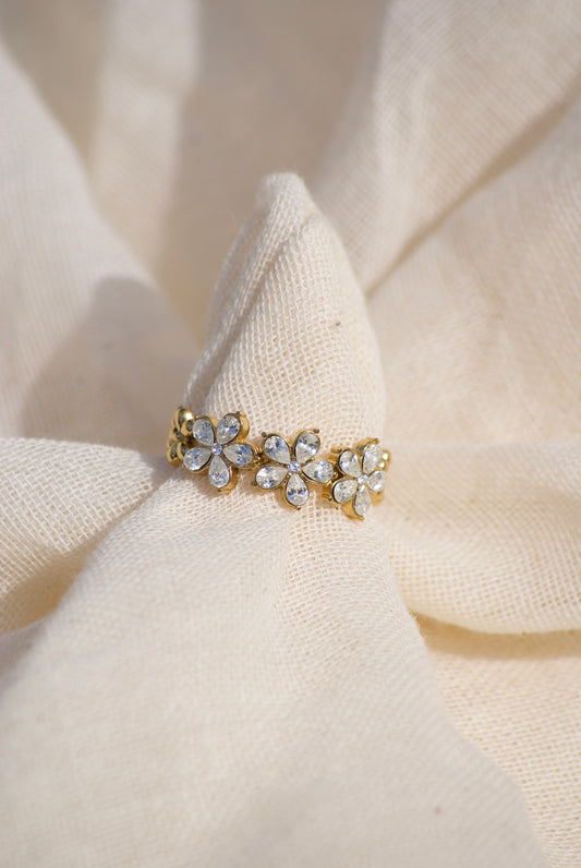 Crystal Blossom Ring