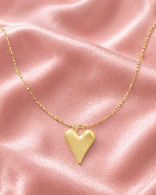 Groot hart ketting