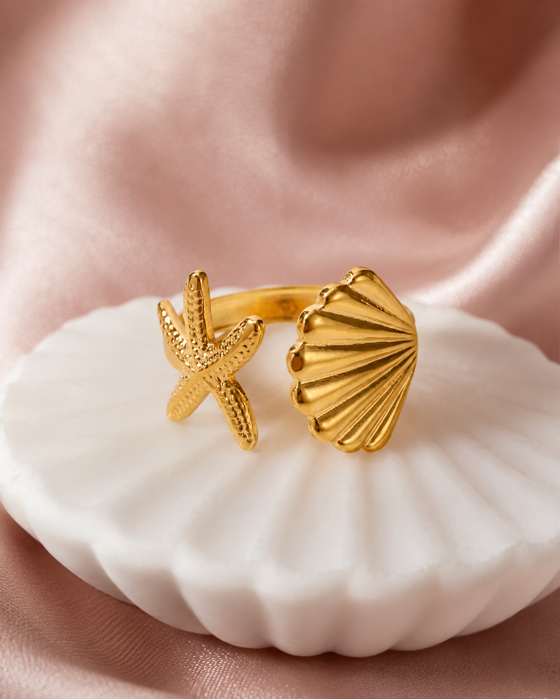 Schelpen ring