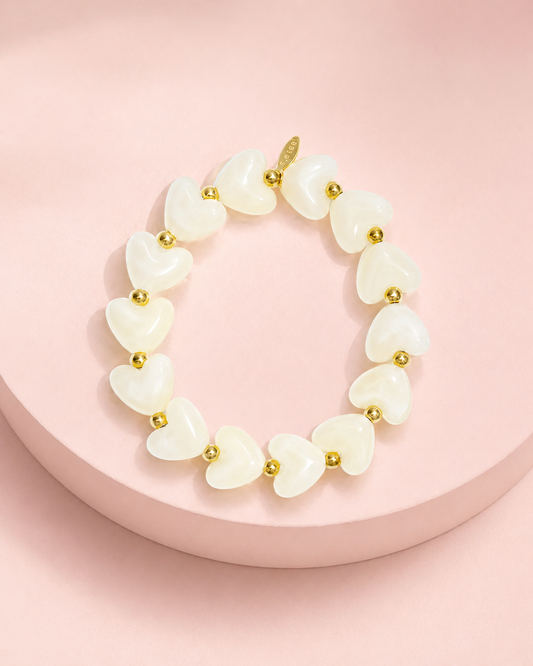 Vanille Hartjes Armband