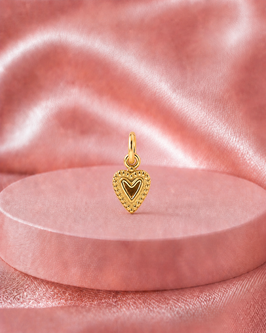 Charm hart met details