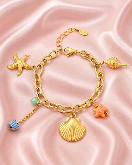 Bedelarmband zeebedels