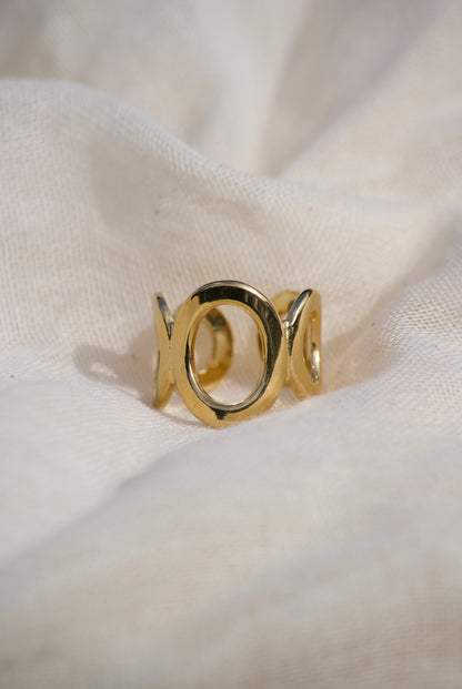 Golden Halo Ring