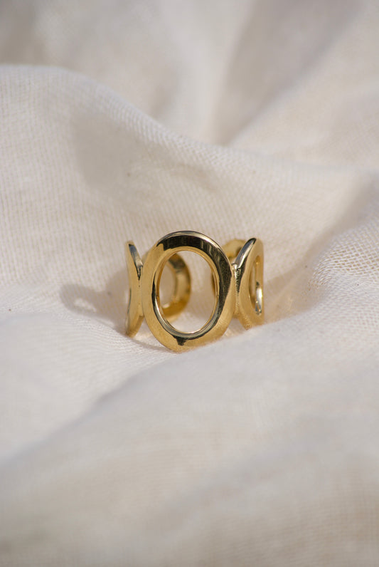 Golden Halo Ring