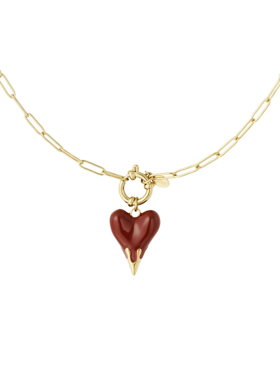 Hartjes drip ketting