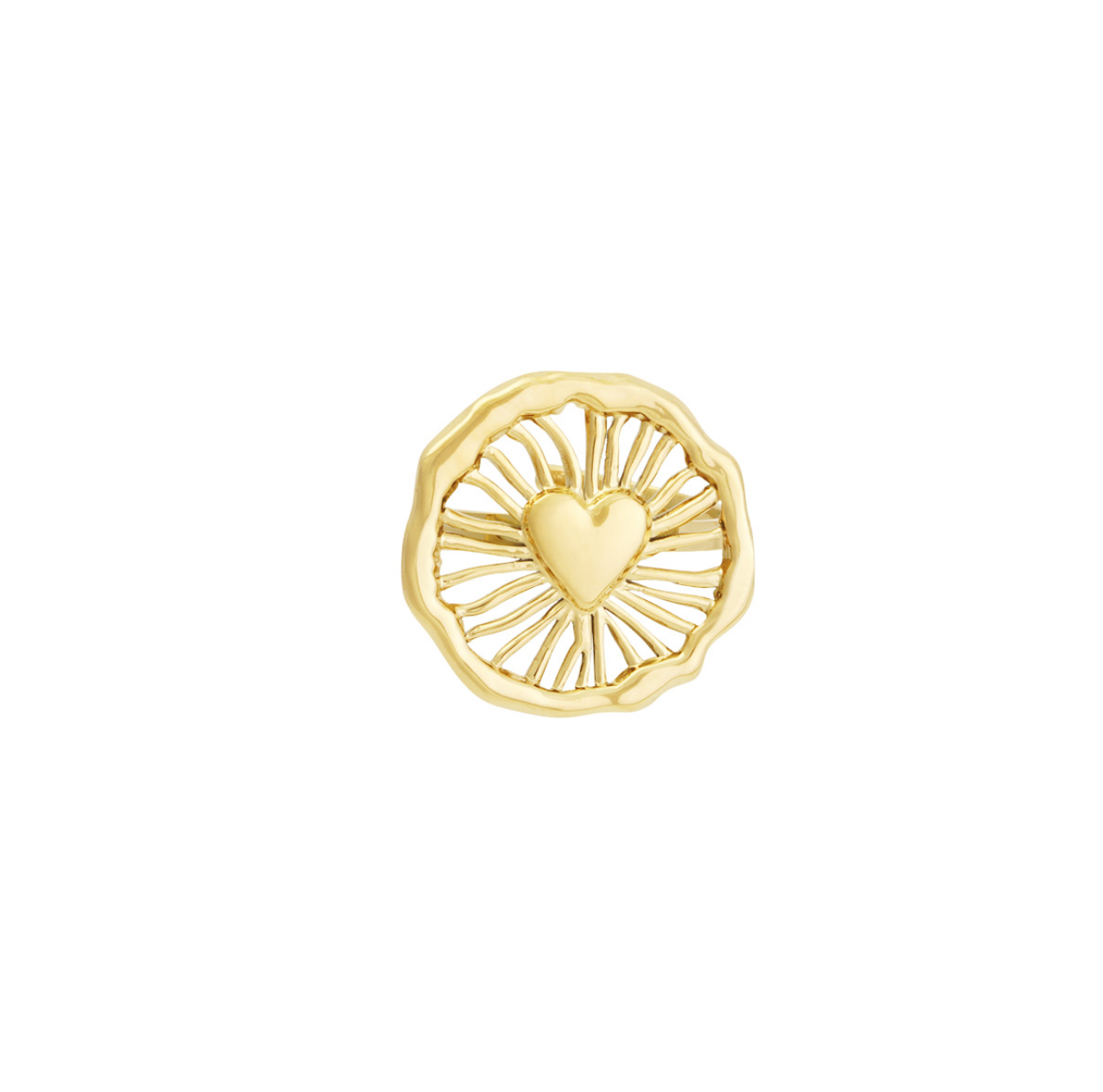 Rond hart ring