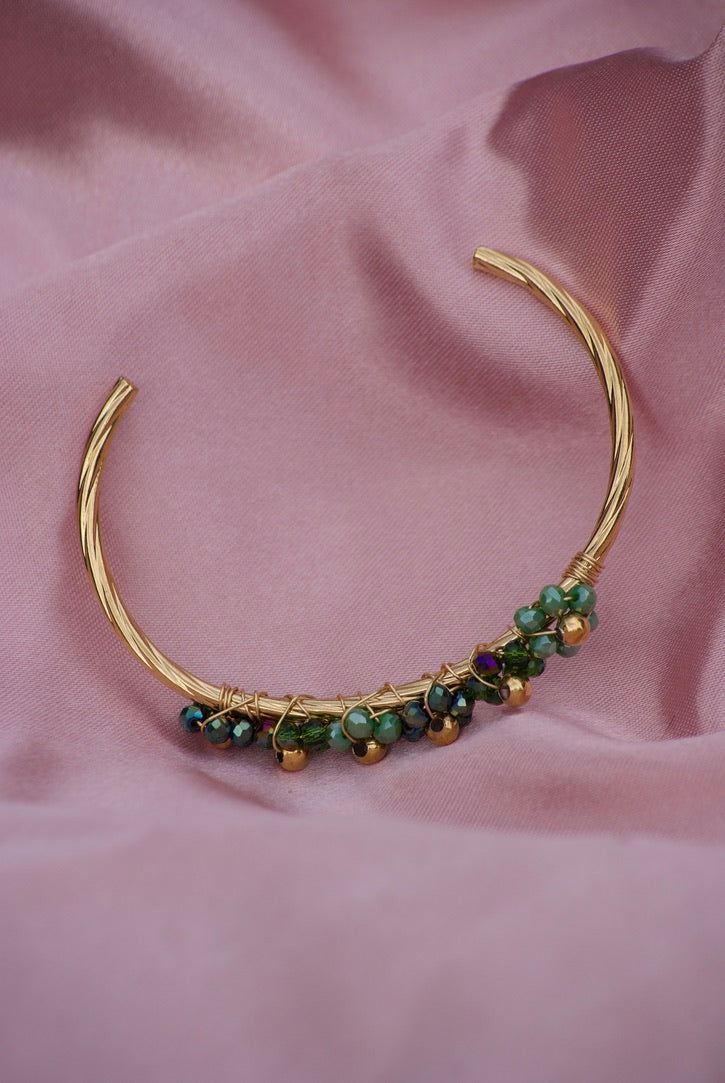 Groene Sparkle Bangle