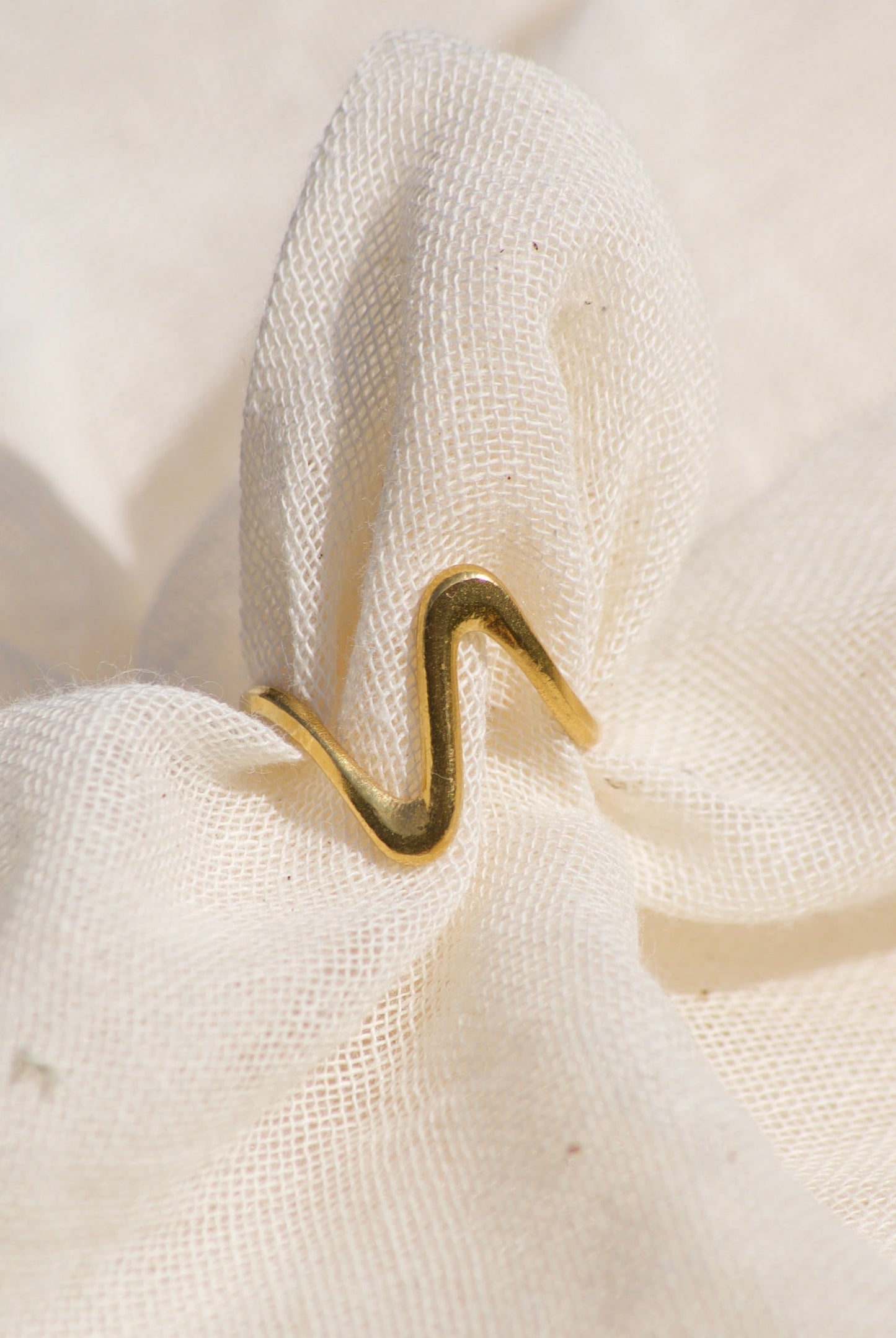 Golden Flow Ring