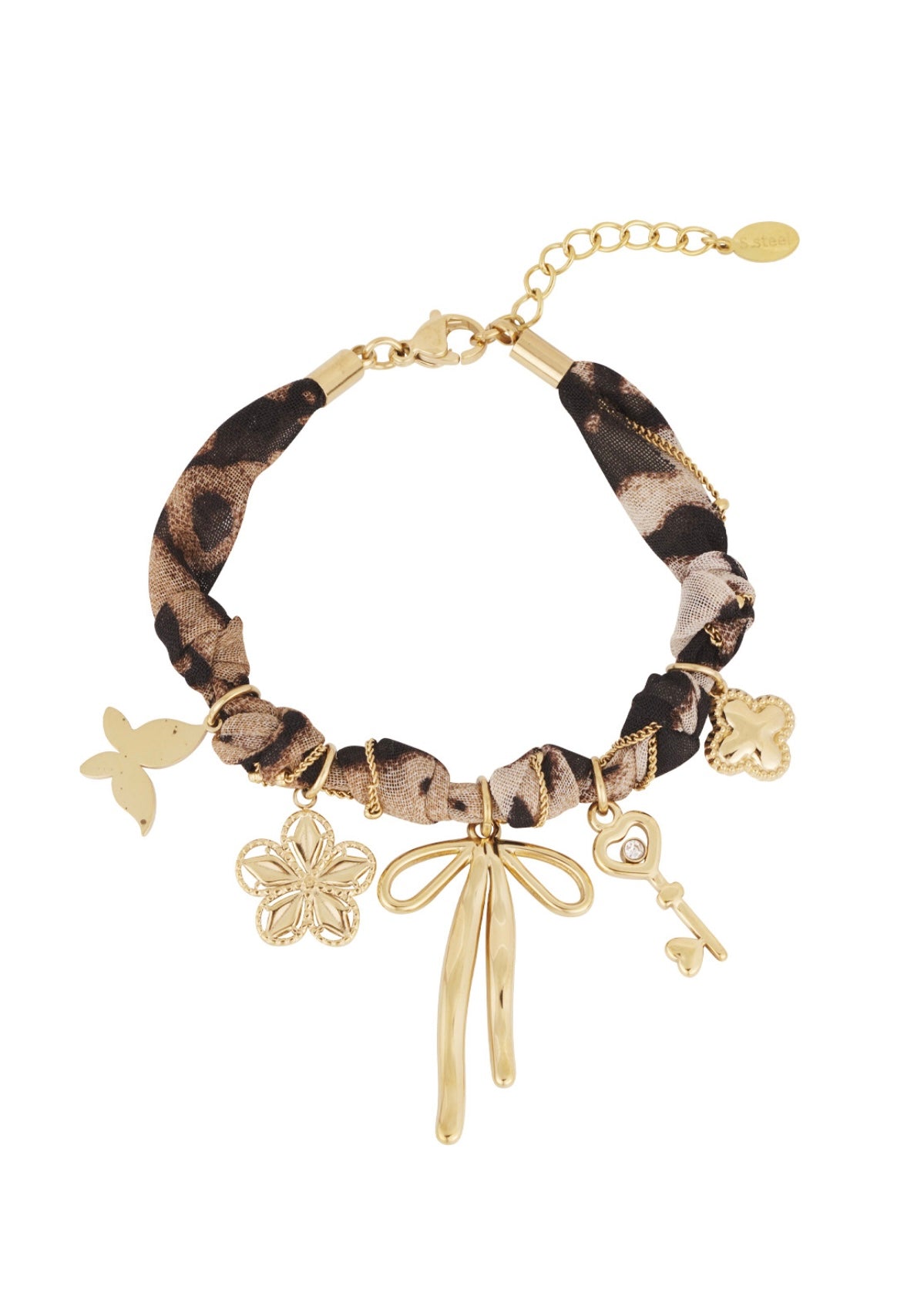 Luipaard armband bedels