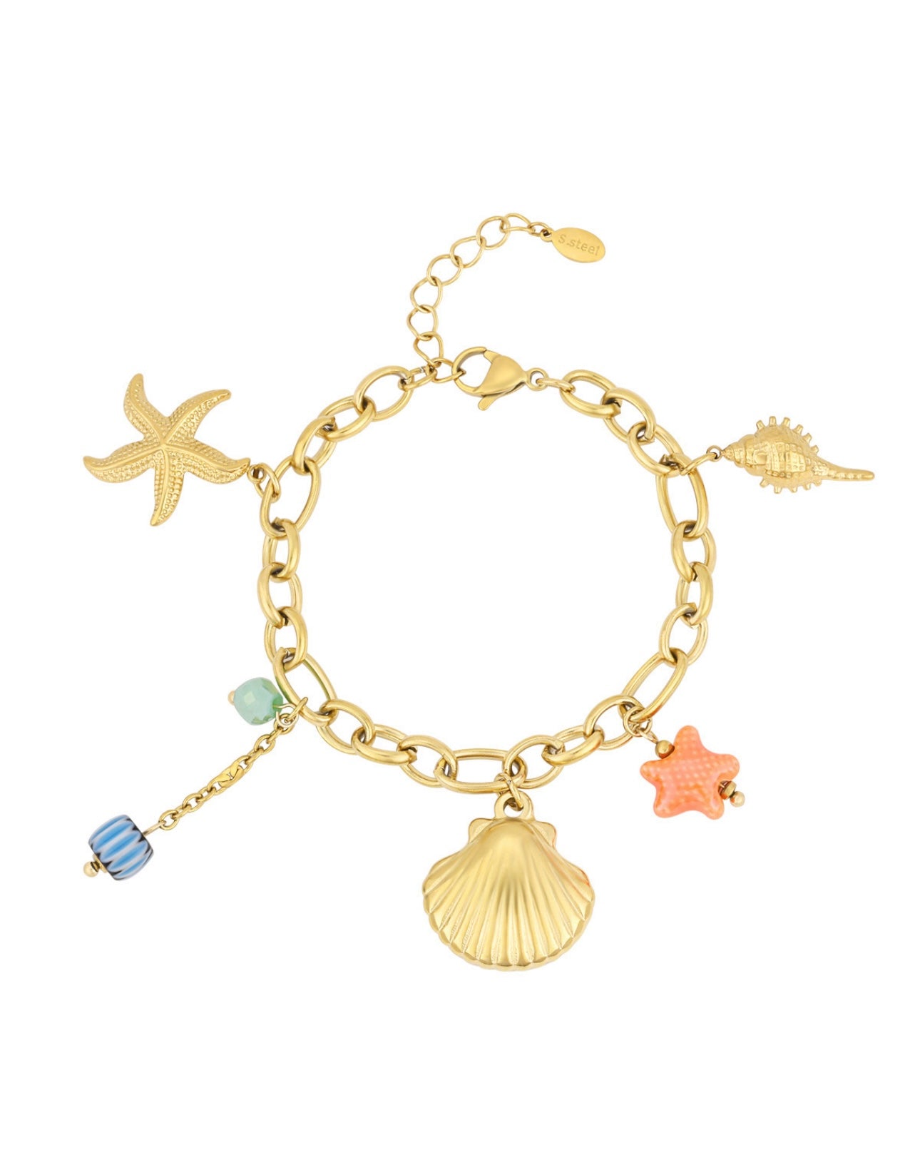 Bedelarmband zeebedels
