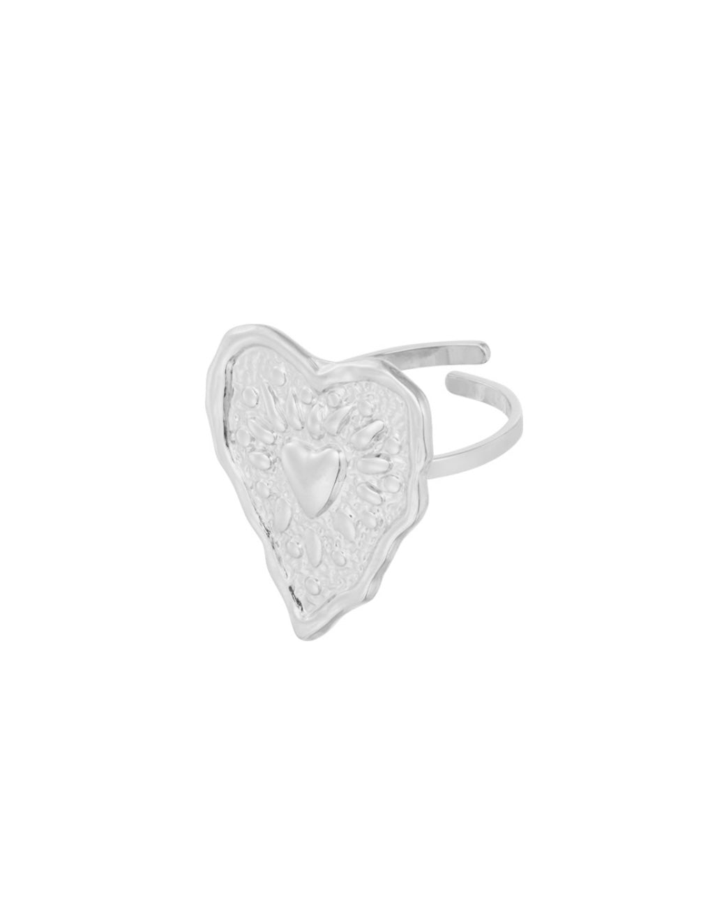 Groot hart ring