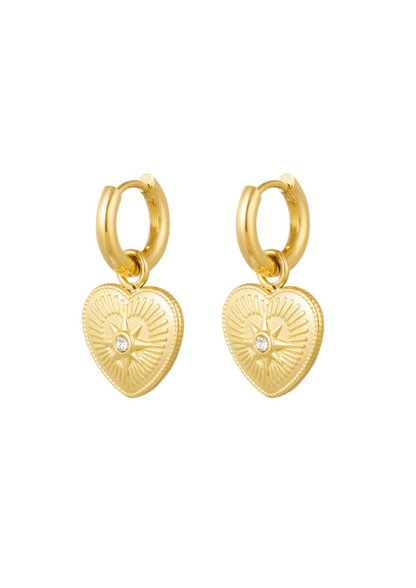 Kleine hartjes oorbellen