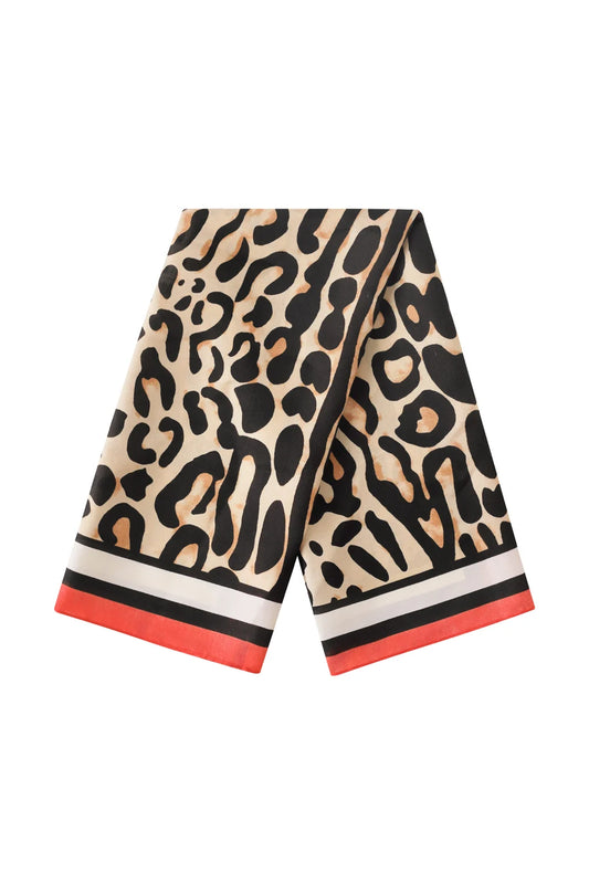 Sjaaltje luipaard met rode rand